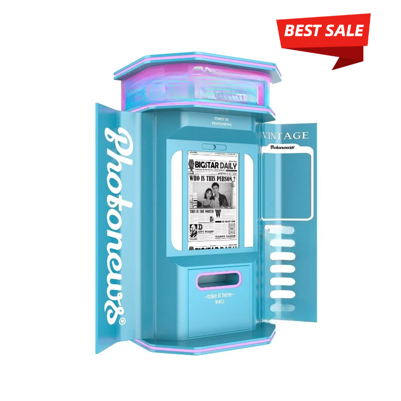 인터랙티브 신문 사진 인화 부스, 동전 주입식 상업용  - Commercial Newspaper Printing 리뷰 및 가격